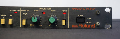Roland SDE-2000 Vintage 80's Digital Delay 1U Rack Mount FX - 100V