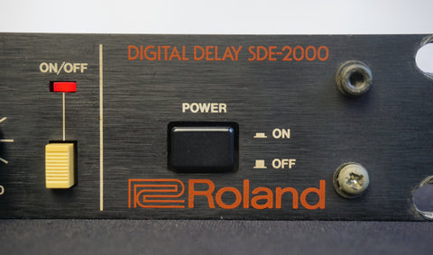 Roland SDE-2000 Vintage 80's Digital Delay 1U Rack Mount FX - 100V