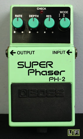 Boss PH-2 80's Green Super Phaser Guitar Effects Pedal - Made In Japan