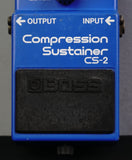 Boss CS-2 Vintage 80's Blue Compression Sustainer Guitar Effects Pedal - MIJ