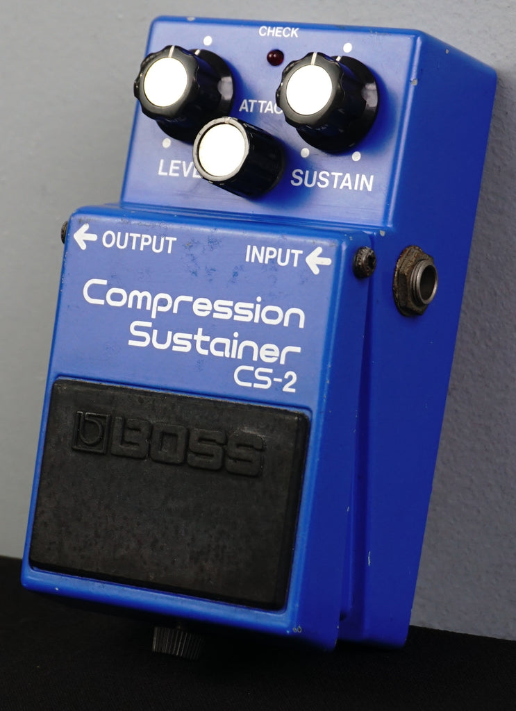 Boss CS-2 Vintage 80's Blue Compression Sustainer Guitar Effects