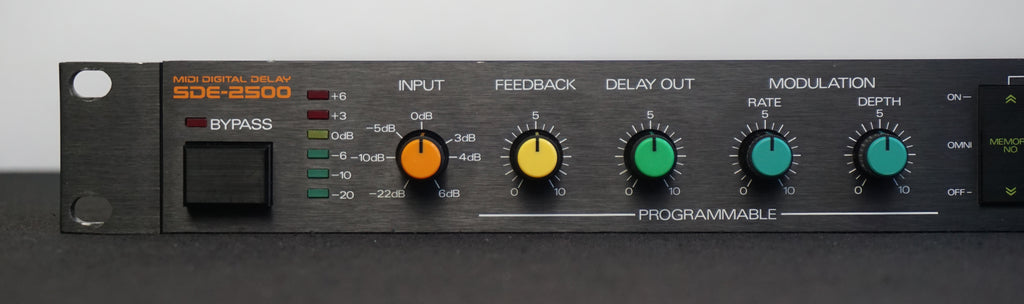 Roland SDE-2500 MIDIデジタルディレイ 傷あり Roland MIDI Digital Delay SDE-2500 1U Rack Effects FX -100V – LOFI