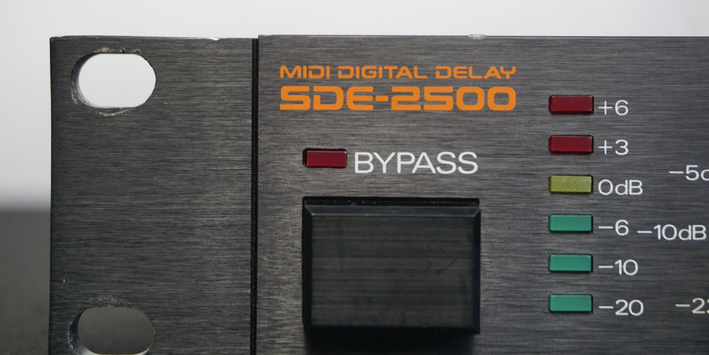 Roland MIDI Digital Delay SDE-2500 1U Rack Effects FX -100V – LOFI