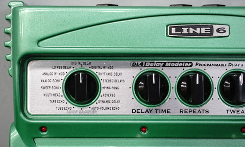 Line 6 DL4 Delay Modeler and Looper Programmable Green Electric 