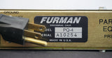 Furman Parametric Equalizer Model PQ-4 1U Rack Equaliser Signal Processor - 100V