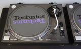 Technics SL-1200 MK3 Professional DJ Turntable Pair - Black - Serviced 240V
