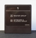 Yamaha DX7 Data Rom Voice Cartridge 1 A: Master B: Keyboard & Plucked