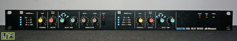 Maxon Digital Dual Delay DD1000 80's Vintage 1U Rack Effects