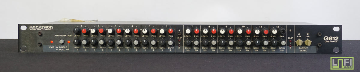 Rocktron G612 1990's Line Mixer - 1U Rack Mount – LOFI Music