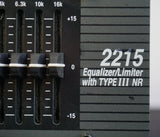 DBX 2215 Equalizer / Limiter With Type III Noise Reduction - 100-120V