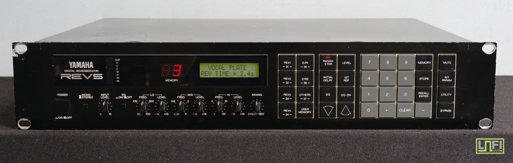 Yamaha Rev-5 Vintage Programable Stereo 80's Digital Reverberator - 10 ...