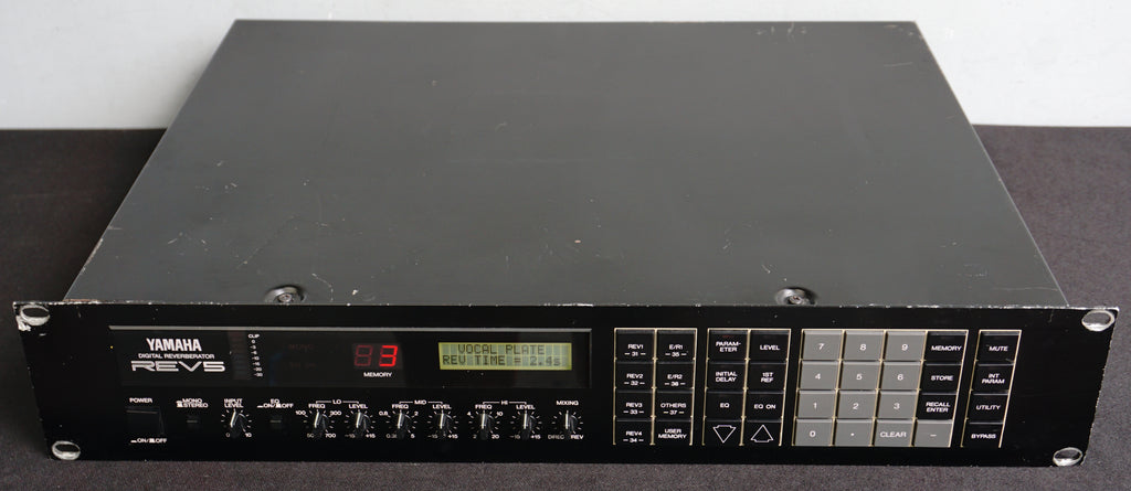 Yamaha Rev-5 Vintage Programable Stereo 80's Digital Reverberator - 10 ...