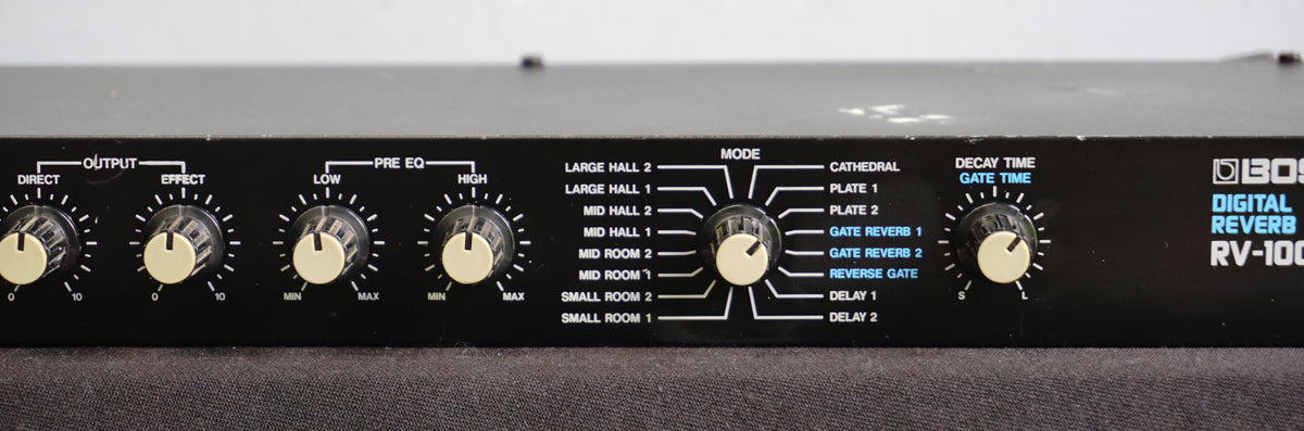 Boss RV-1000 Digital Reverb DSP 1U Effect Rack - 100V – LOFI Music