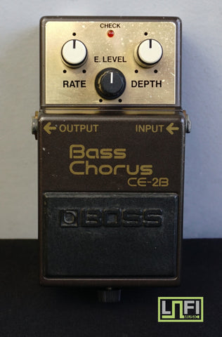 Boss CE-2B Bass Chorus 80's Brown Electric Guitar Effects Pedal