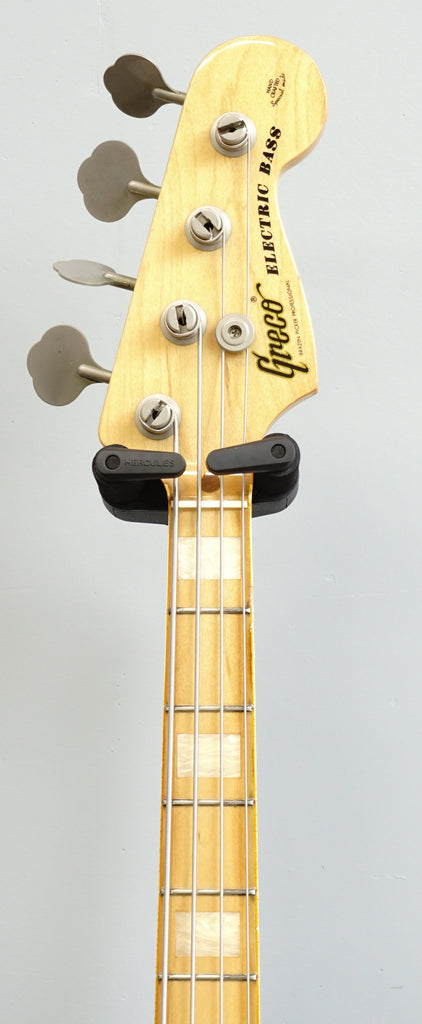 Greco JB600 1978 Electric Bass Guitar - Natural w/ Case - Made In