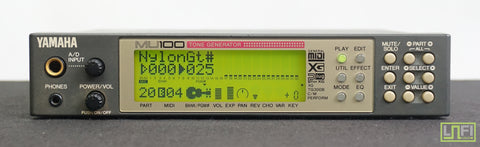Yamaha MU100 Tone Generator 90's 1/2 U Sound Module