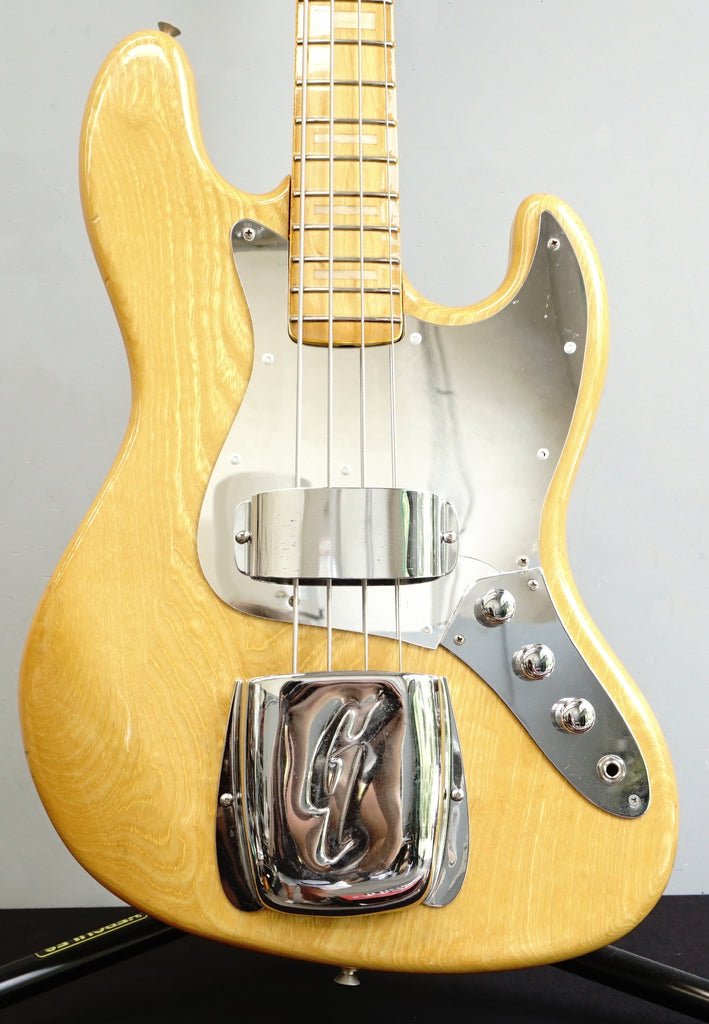 Greco JB600 1978 Electric Bass Guitar - Natural w/ Case - Made In