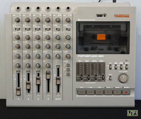 Tascam Portastudio 424 Vintage 4 Track Cassette Tape Recorder Multitrack Mixer