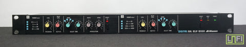 Maxon Digital Dual Delay DD1000 80's Vintage 1U Rack Effects