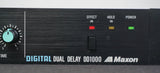 Maxon Digital Dual Delay DD1000 80's Vintage 1U Rack Effects