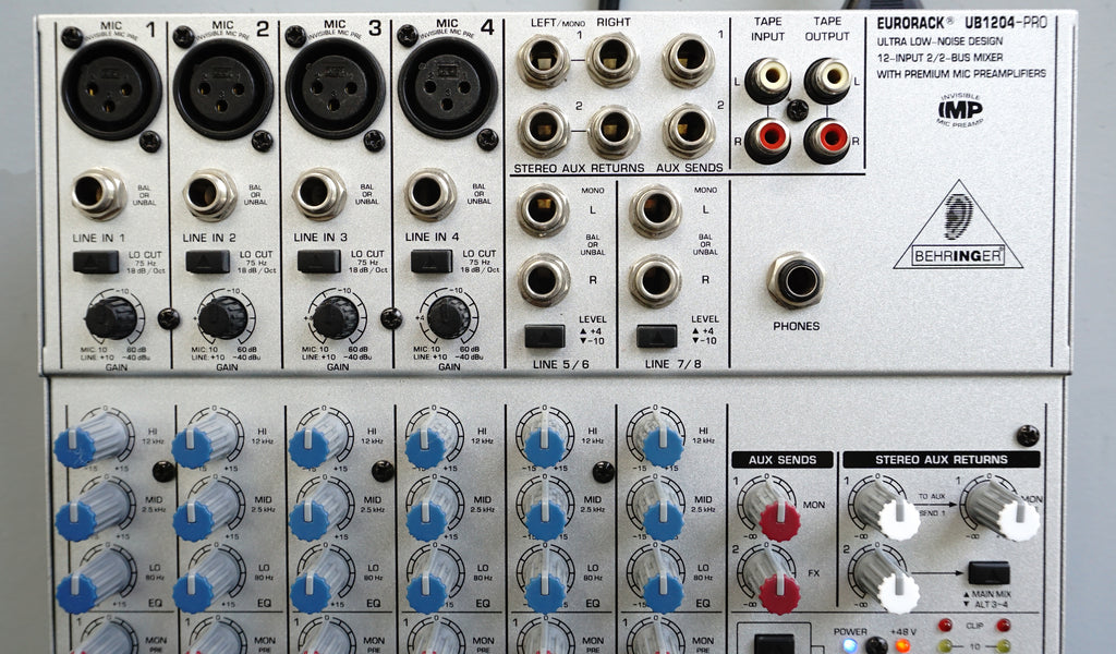 Behringer Eurorack UB1204Pro Mic/Line Mixer 100240V LOFI Music
