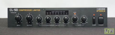 Boss PRO CL-50 Compressor Limiter 1/2U Micro Rack Mount Signal Processor