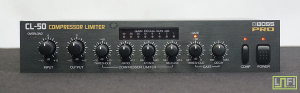 Boss PRO CL-50 Compressor Limiter 1/2U Micro Rack Mount Signal