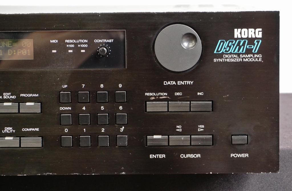 KORG DSM-1 Rare 80's Digital Sampling Synthesiser 3U Rack Mount