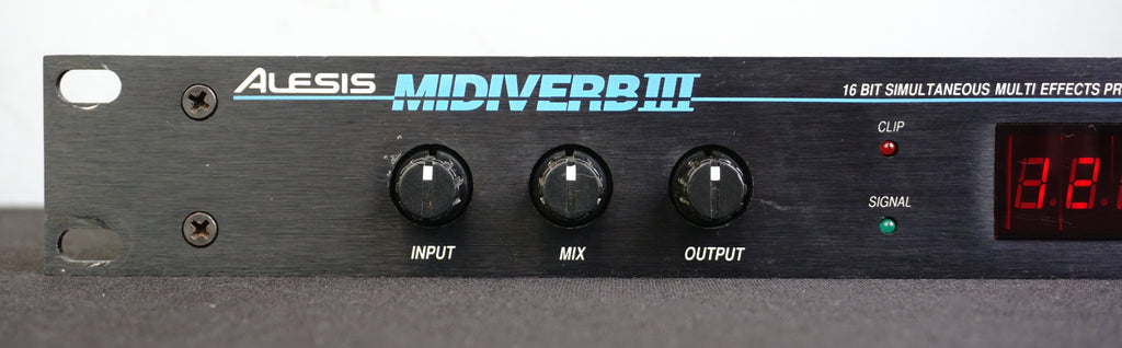 Alesis MIDIVERB III 3 Vintage Digital Reverb & Multi Effects 1U