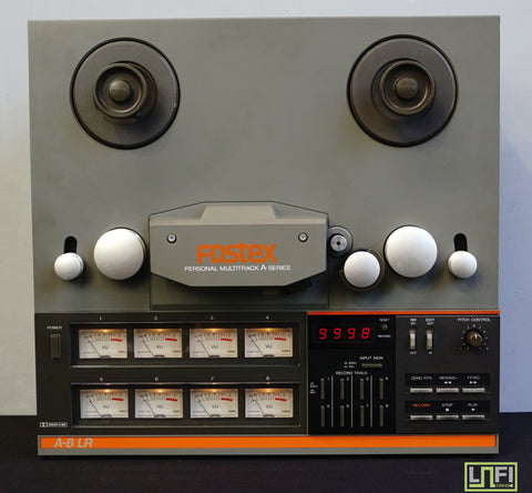 Fostex A Series A-8 LR Vintage Multi-Track 1/4" Reel-to-Reel Tape Recorder 100V