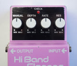 Boss HF-2 High Band Flanger Pastel Purple 80's Guitar Effects Pedal - MIJ