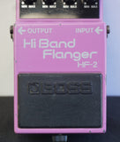Boss HF-2 High Band Flanger Pastel Purple 80's Guitar Effects Pedal - MIJ
