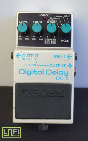 Boss DD-2 Vintage 1984 Digital Delay Guitar Effects Pedal - MIJ