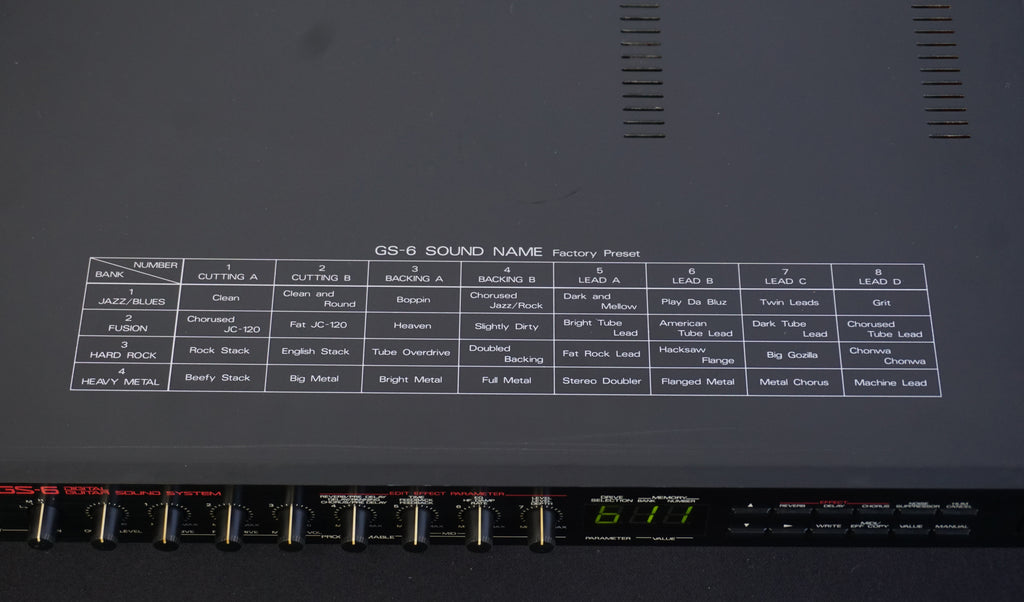 Roland GS-6 Vintage 80's Digital Guitar Sound System Preamp