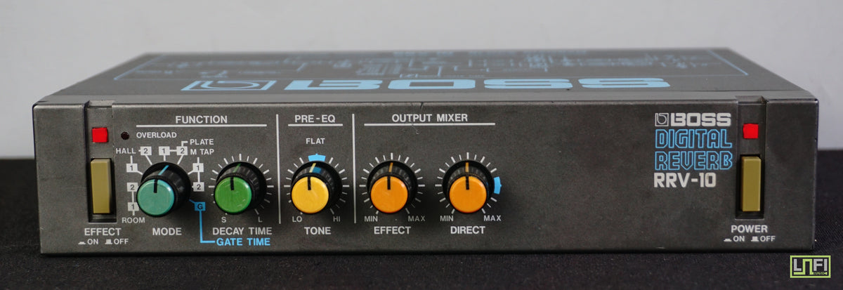 Boss RRV-10 Digital Reverb Vintage Half Rack Effects Unit – LOFI Music