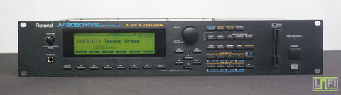 Roland JV-2080 Synthesiser Expandable Rack Mount MIDI Sound Module - 100-240V