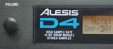 Alesis D4 90's High Sample Rate 16 Bit Drum Module 1U Rack Mount Unit