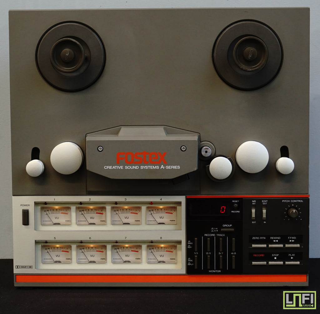 Fostex A Series Model A-8 - Multi-Track 1/4 Reel to Reel Tape Recorde –  LOFI Music