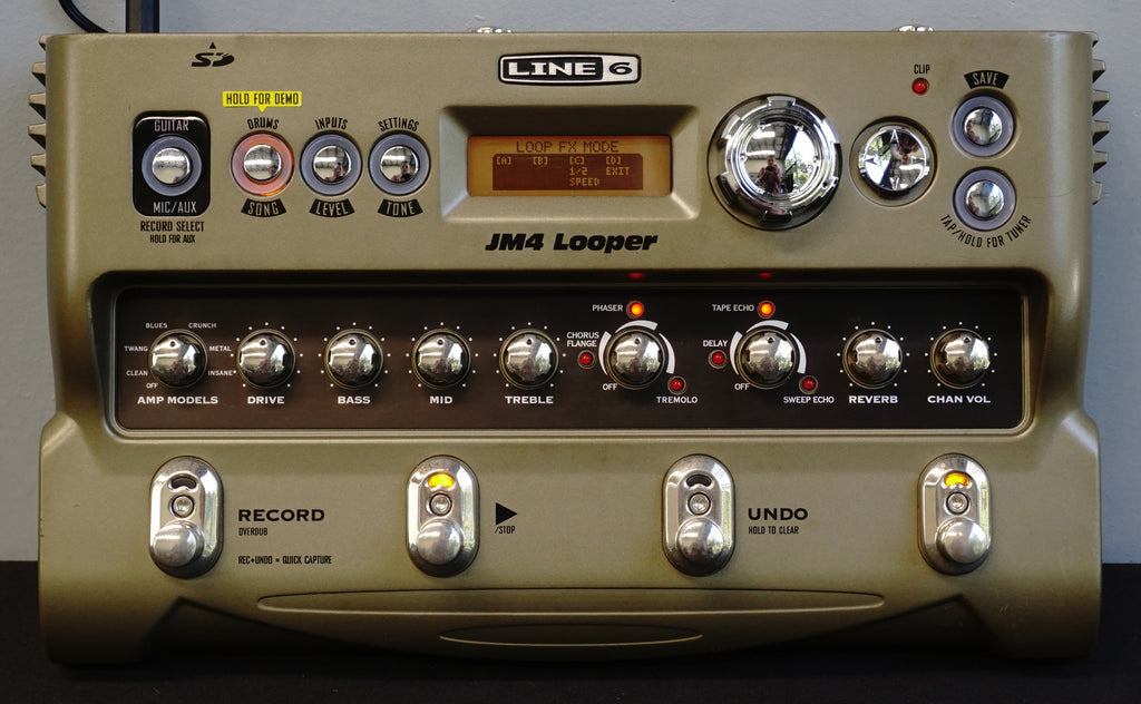 electric guitar loop pedal Line 6 JM4 Looper