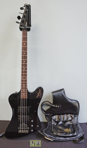 Greco TB-700 1990 Thunderbird Black Electric Bass Guitar - Made In Japan