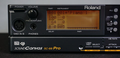 Roland Sound Canvas SC-88 Pro Polyphonic Sound Module w/ Effects 