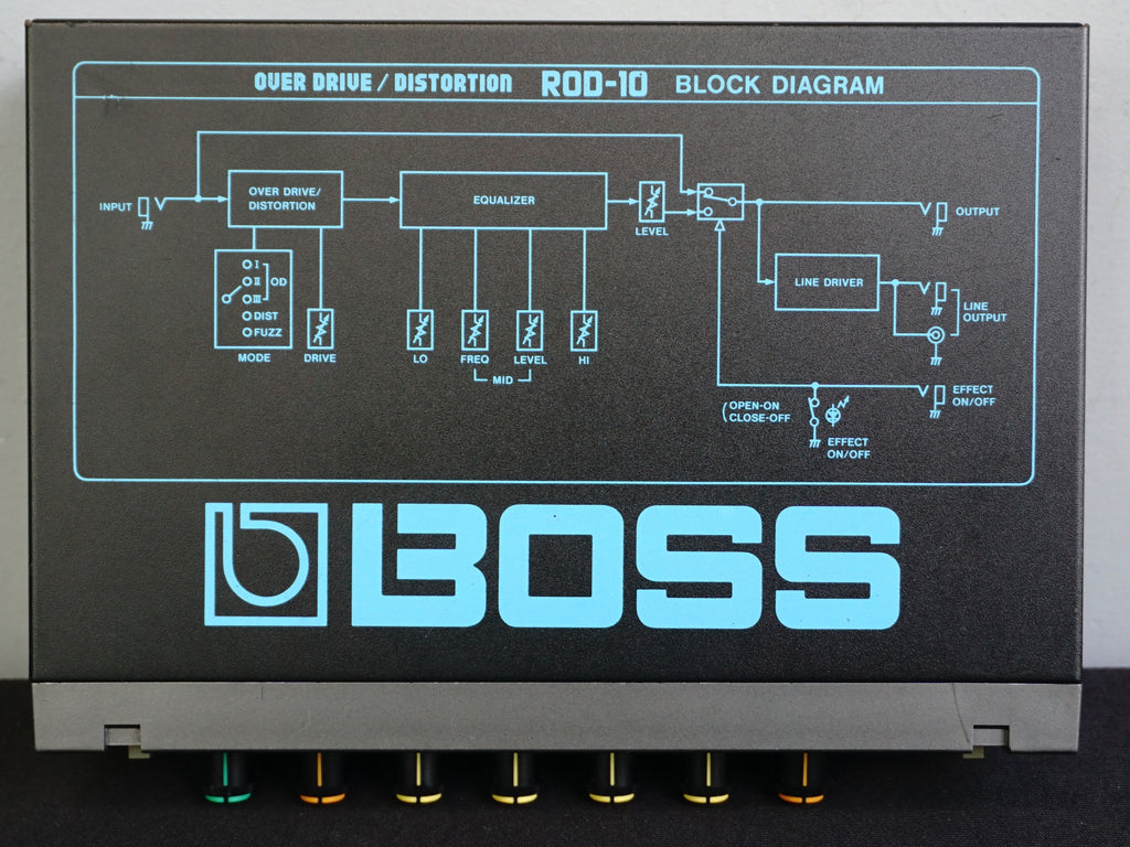 Boss ROD-10 80's Over Drive / Distortion Vintage Micro Rack