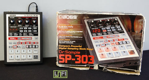 Roland Boss SP 303 Dr Sample Drum Machine Sampler Sequencer Lo-fi W/ FX Sp303
