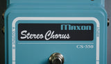 Maxon CS-550 Stereo Chorus Analogue BBD Baby Blue Electric Guitar Pedal