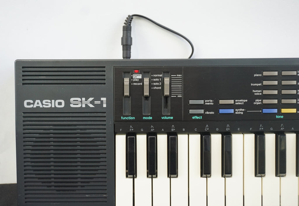 Casio SK-1 Portable Sampling Keyboard Vintage Lofi Polyphonic Sampler ...
