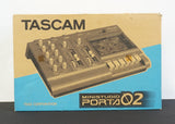 Tascam Porta 02 - RED  4 Track Analogue Cassette Recorder - Just Serviced W/ BOX