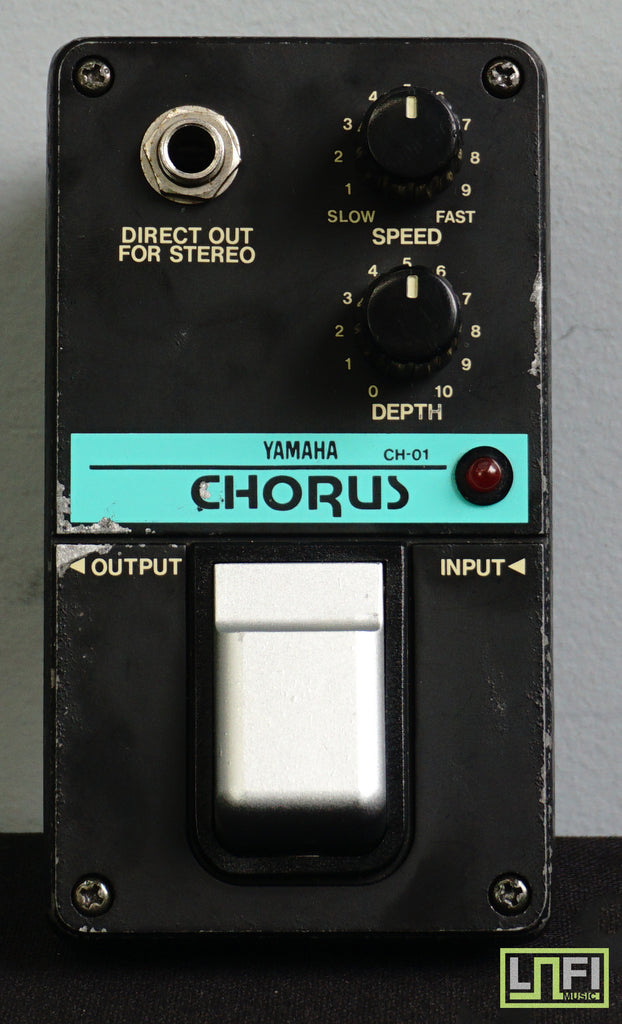 yamaha guitar pedal Yamaha CH-01 Chorus 80's Vintage Guitar Effects Pedal Made In Japan – LOFI Music