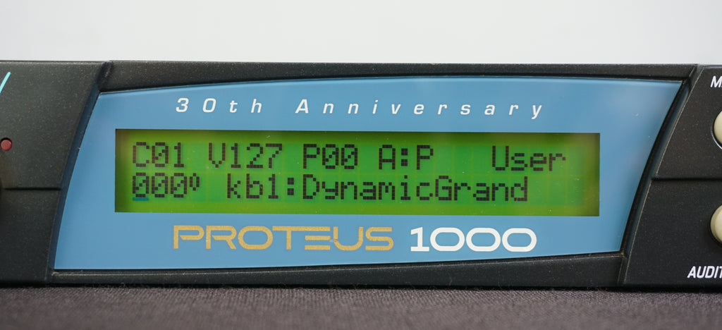 E-MU Proteus 1000 30th Anniversary 1U Rack MIDI Synthesiser Sound
