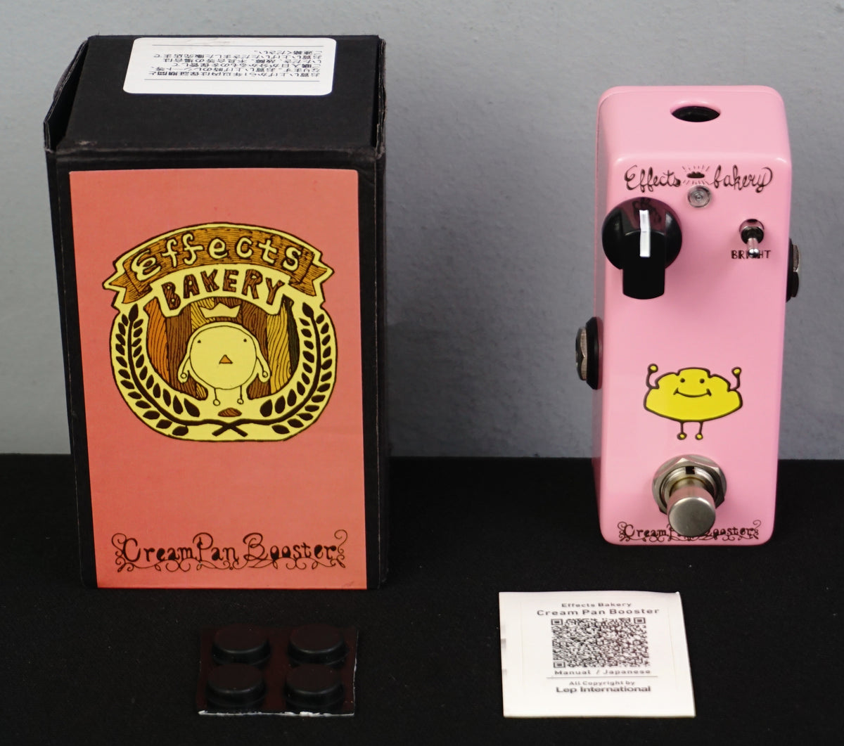 Effects Bakery Cream Pan Booster Pink Electric Guitar Effects Pedal