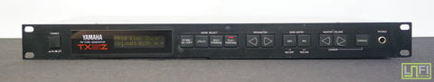 Yamaha TX81Z 4 Operator FM Synthesiser Sound Module 1U Rack Mount Synth - 100V